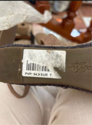 Sandalias planas multicolor plata