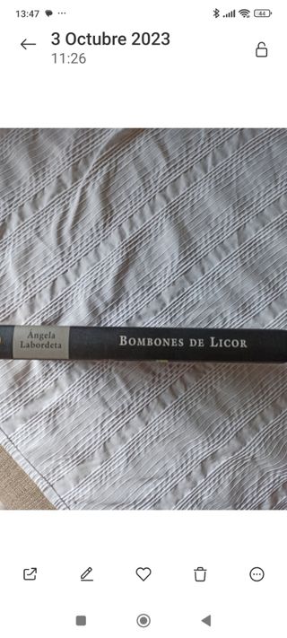 Libro "Bombones de licor"