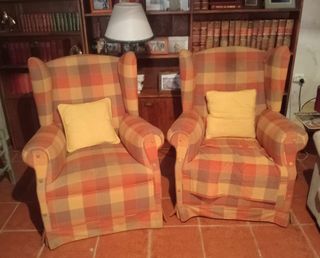 2 Butacas estilo inglés - Multicolor