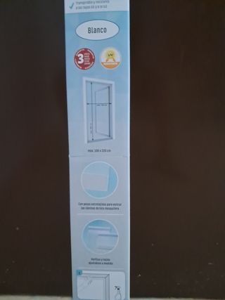 Cortina mosquitera 100x220cm blanca