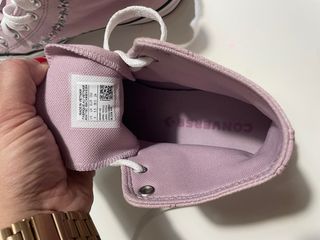 Converse altas rosa - florales