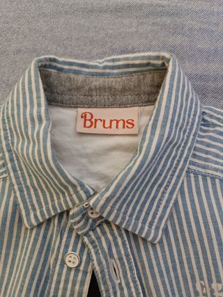 Completo bimbo: camicia jeans, camicia a maniche c