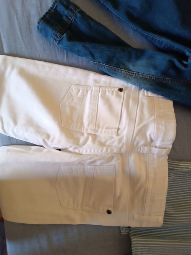 Completo bimbo: camicia jeans, camicia a maniche c