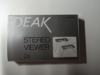 Visor estereoscópico Peak 2x metálico