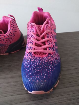 Zapatillas deportivas niña - Azul y Rosa