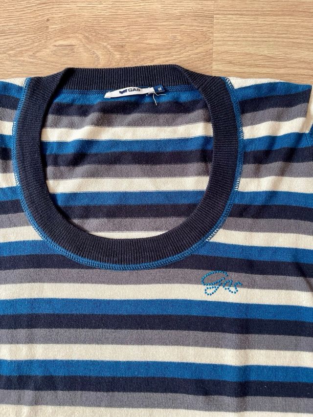 Jersey de mujer, de rayas. Marca Gas. Talla XL.