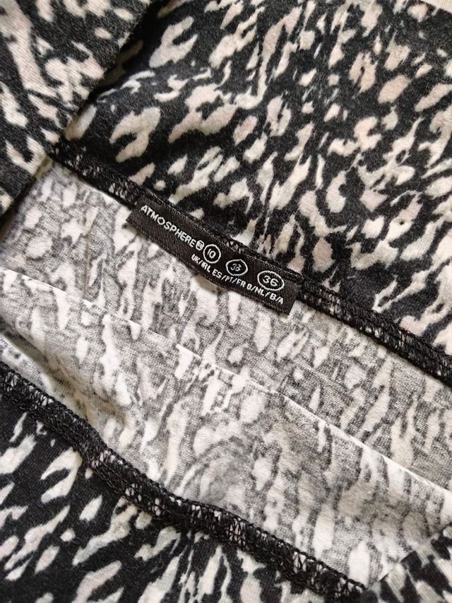 Mini Falda Atmosphere Negra y Blanca