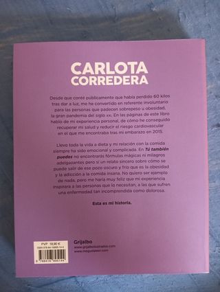 Libro de autoayuda. Carlota Corredera 