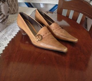 Scarpe Pelle Marrone Tg.37