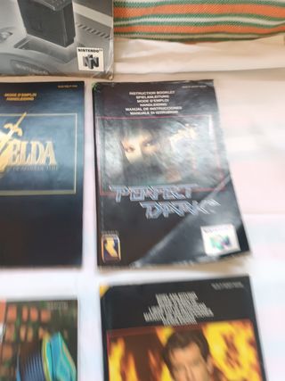 Manuales Nintendo 64 - Zelda, Donkey Kong, 007