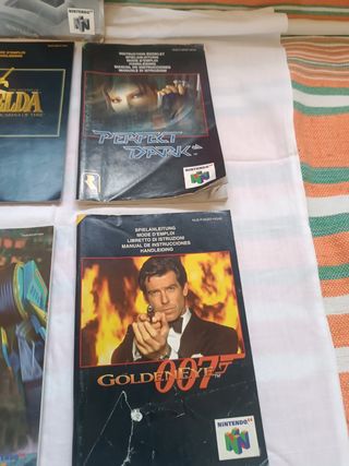 Manuales Nintendo 64 - Zelda, Donkey Kong, 007