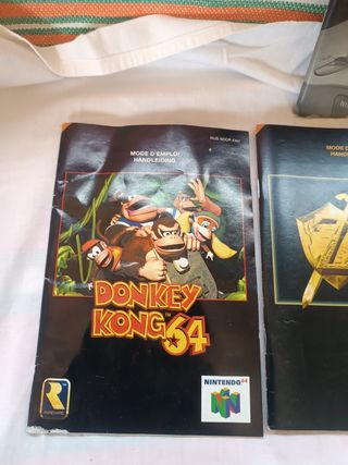 Manuales Nintendo 64 - Zelda, Donkey Kong, 007