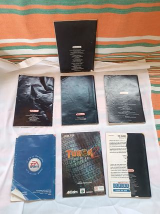 Manuales Nintendo 64 - Zelda, Donkey Kong, 007