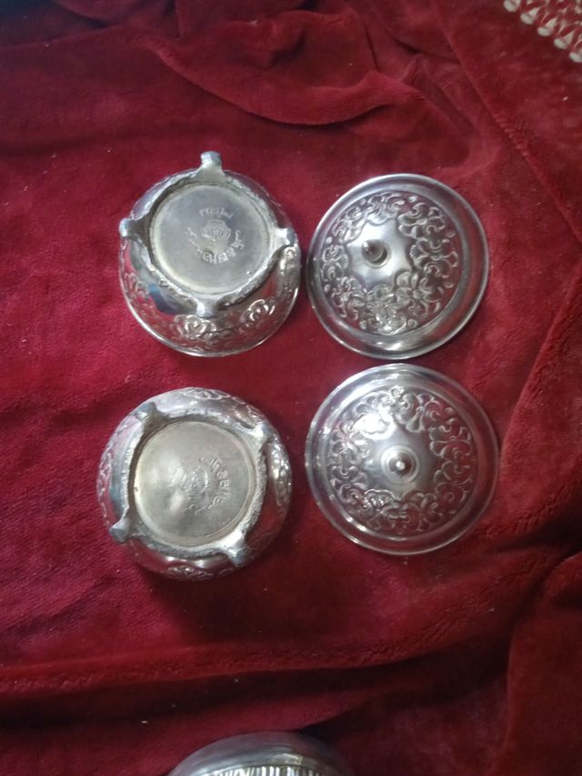 Pareja de recipientes , antiguos,