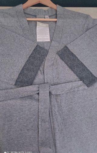 Bata y camisón Venca gris - Talla 38