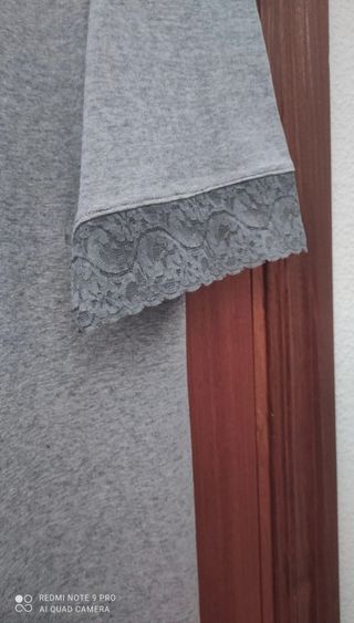 Bata y camisón Venca gris - Talla 38