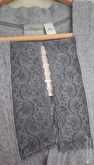Bata y camisón Venca gris - Talla 38