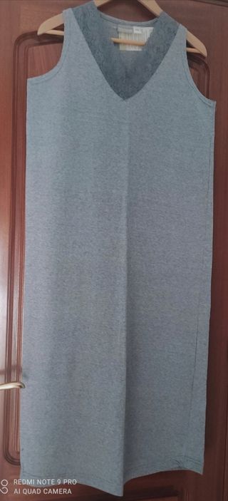 Bata y camisón Venca gris - Talla 38