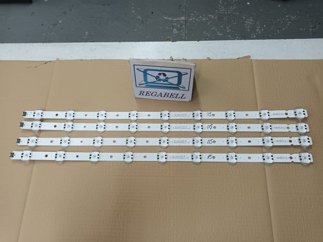 LG65UN751C0ZB, KIT 4 TIRAS LED (ref,115)