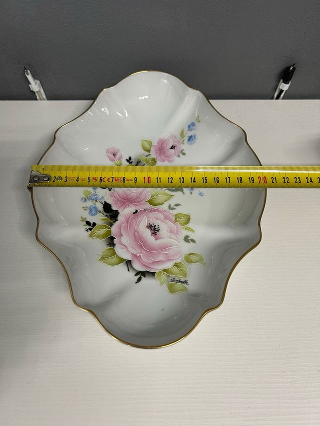 Piatto vintage in porcellana Limoges Saint-Yrieix