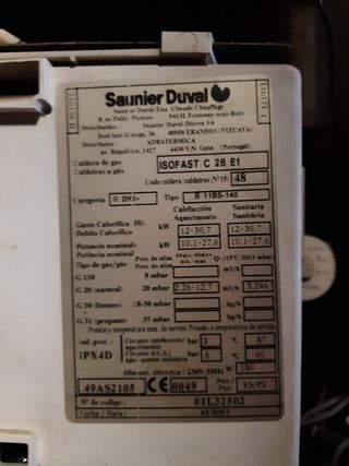 Caldera Saunier Duval 26kW