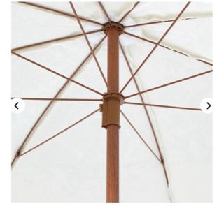 Sombrilla balinesa - beige/blanca