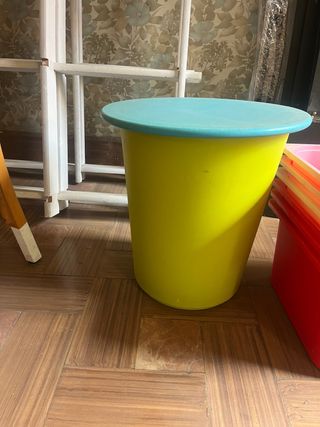 Cubo almacenaje juguetes infantil