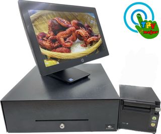 TPV HP RP9 i5 táctil: Sistema completo cafetería