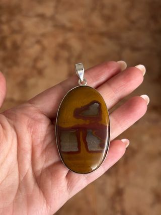 Colgante Jaspe Noreena Ovalado