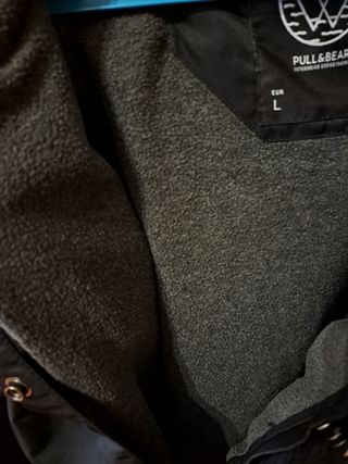 Cazadora Pull&Bear negra - Talla L