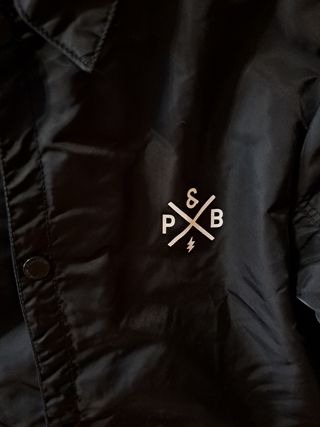 Cazadora Pull&Bear negra - Talla L