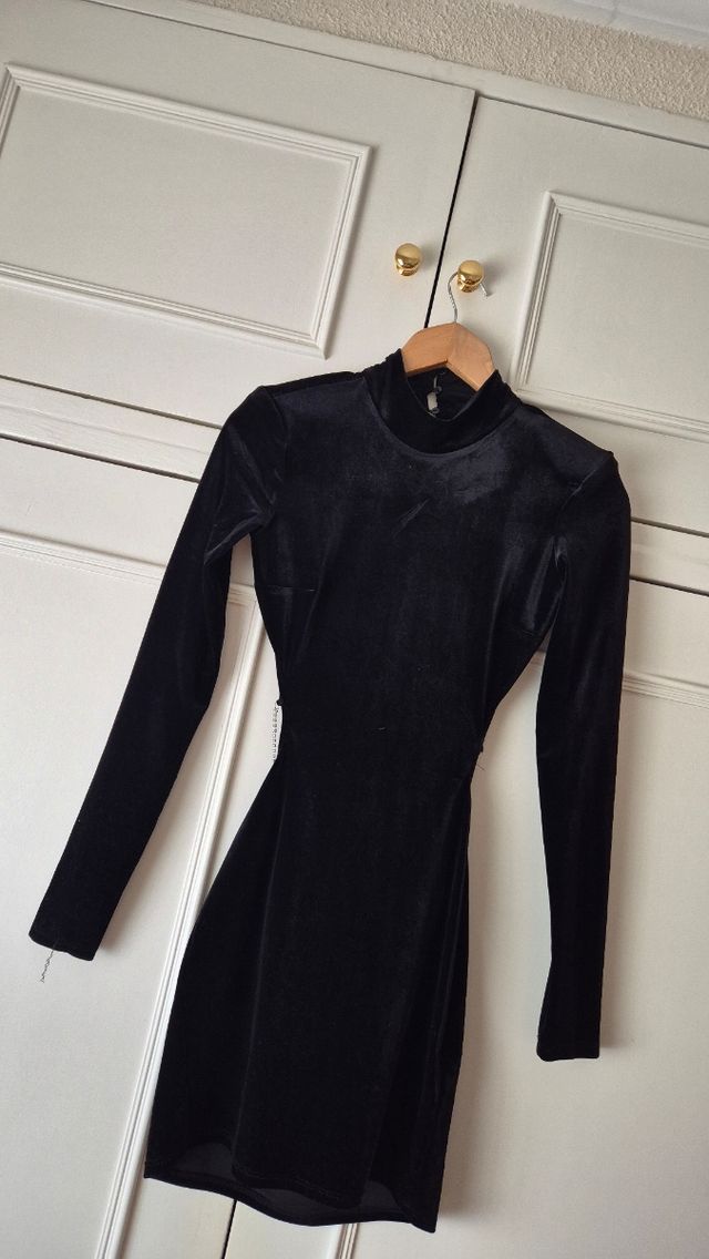 Vestido negro Bershka - Talla S
