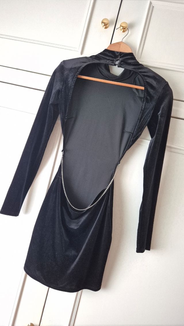 Vestido negro Bershka - Talla S