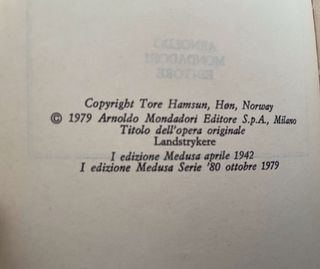 Libri. Knut Hamsun, Vagabondi