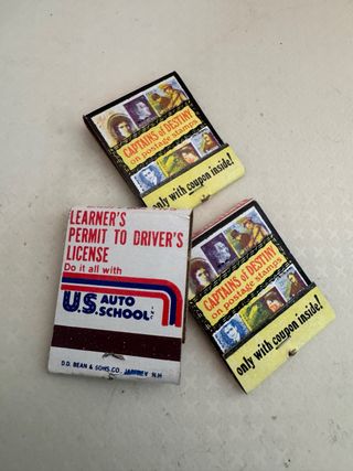 Scatoline fiammiferi vintage Usa