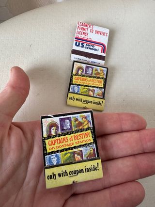 Scatoline fiammiferi vintage Usa