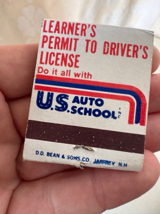 Scatoline fiammiferi vintage Usa