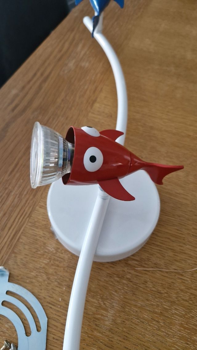 Lámpara infantil peces