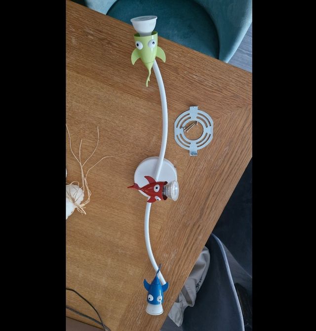 Lámpara infantil peces