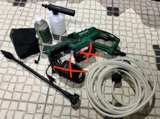 Lavadora Parkside 20V - testada