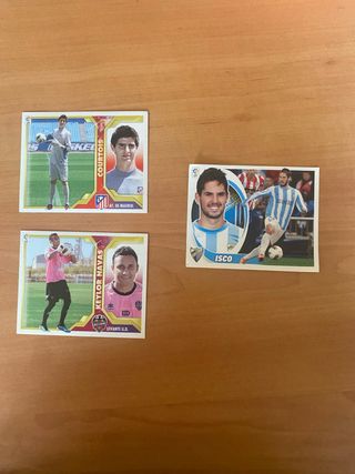 Cromos Liga BBVA 2011-13: Courtois, Isco, Navas