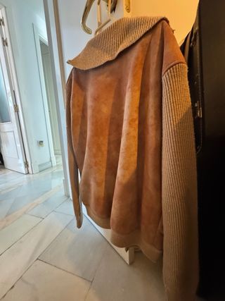 Chaqueta Cortefiel ante marrón,