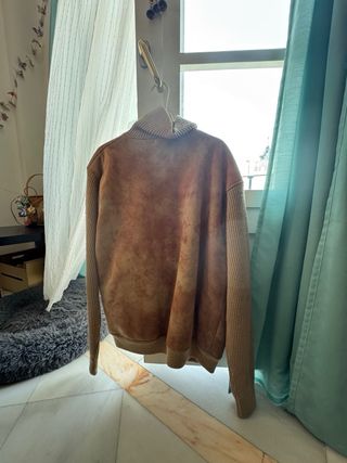 Chaqueta Cortefiel ante marrón,