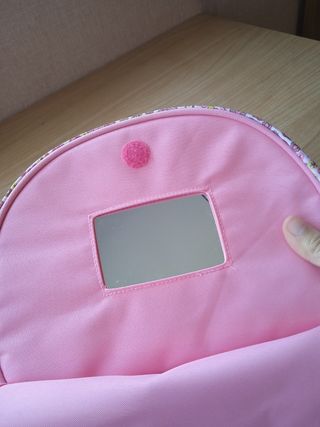 Neceser infantil floral rosa