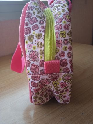 Neceser infantil floral rosa