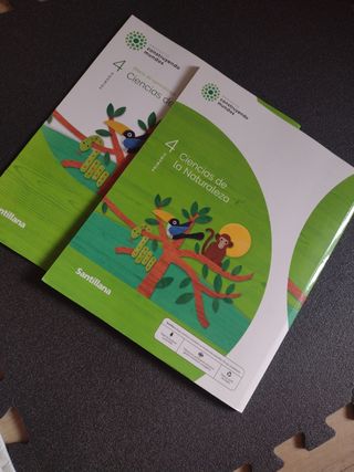 Ciencias de la naturaleza 4 primaria Santillana.
