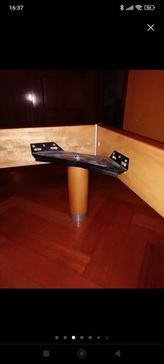 Bastidor y Somier cama 150x190 marrón