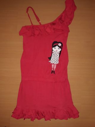 Vestido rojo niña talla S