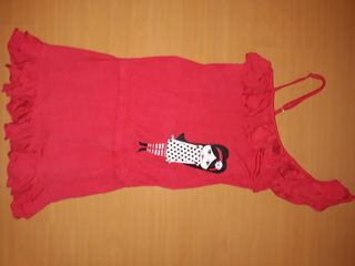Vestido rojo niña talla S