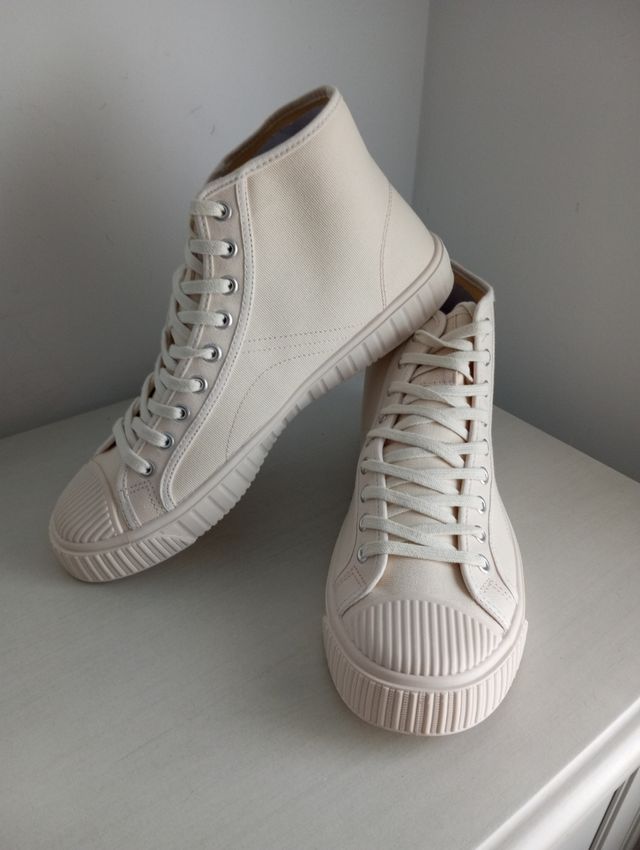 Zapatillas Zara beige hombre